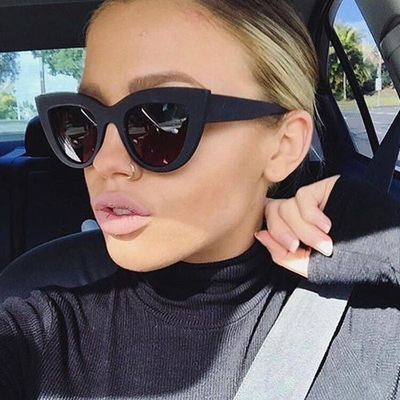 DITUIEO - Luxury Brand Designer Black Glasses Sun