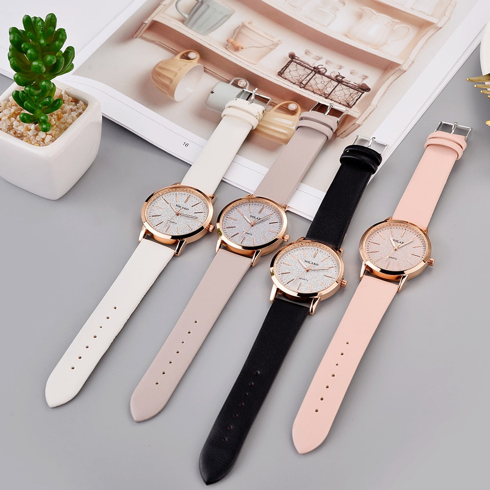 Watches Luxury Fashion Leather Watches