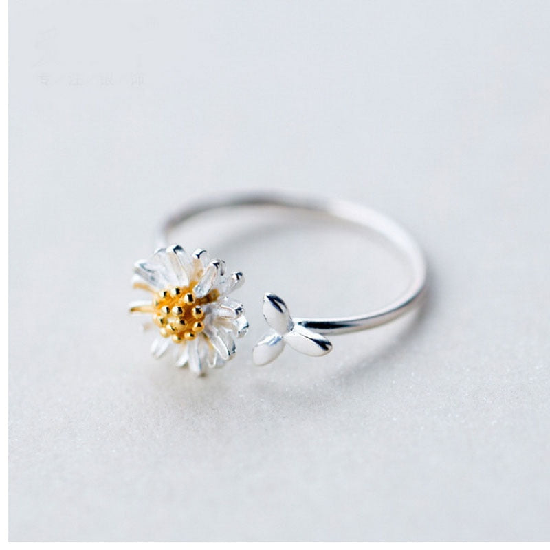 Vintage Daisy Flower Rings For Women