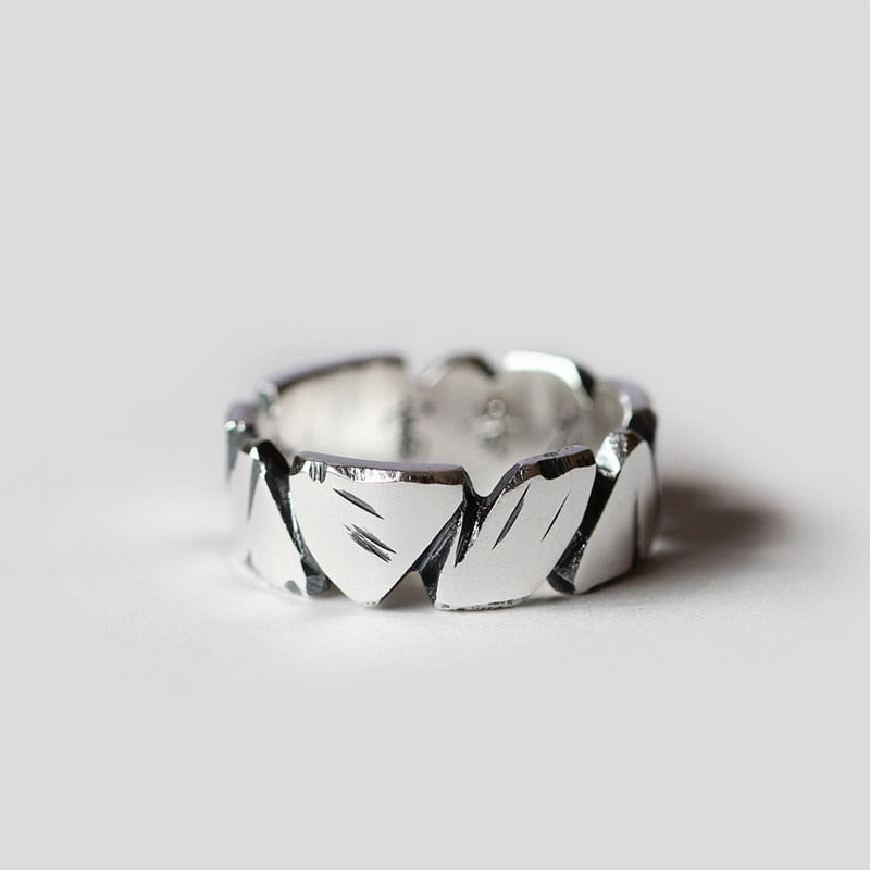 Rinhoo jewelry - Creative Geometric Punk Opening Rings for Women Girls